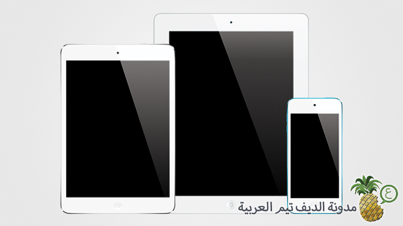 iPad and iPad mini and iPod touch 2
