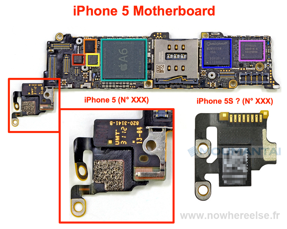 iPhone 5S Motherboard Leaks 2