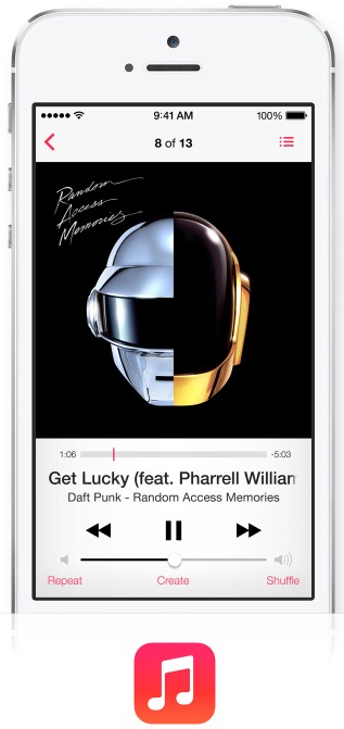 iOS 7 Music