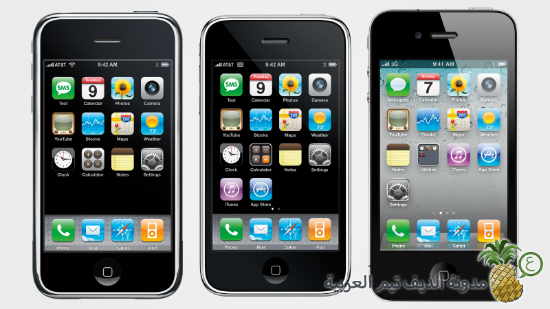 iPhone 2G iPhone 3G iPhone 4