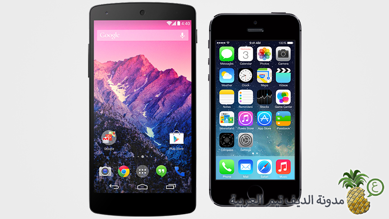 iPhone 5s and Nexus 5