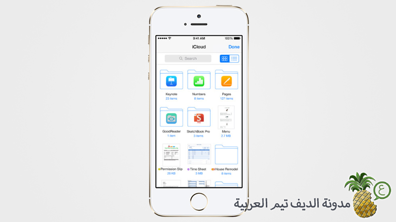 iOS 8 Documents from iCloud Drive