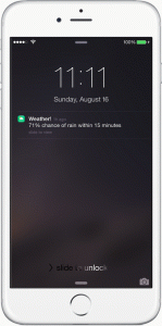 Yahoo-Weather-app-rain-notifications