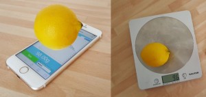 TouchScale-lemon-weighing